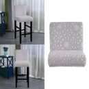 4pcs Spandex Low-back Dining Chair Covers Bar Pub Counter Stool Slipcovers