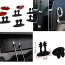 8X Car Wire Cord Clip Cable Holder Tie Fixer Organizer Drop Adhesive Clamp New