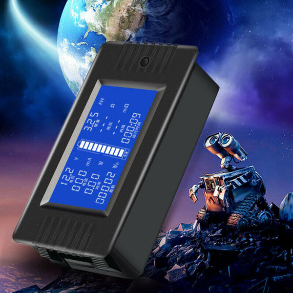 DC Multifunction Battery Monitor Meter LCD Display Digital Current Voltage  O2W4