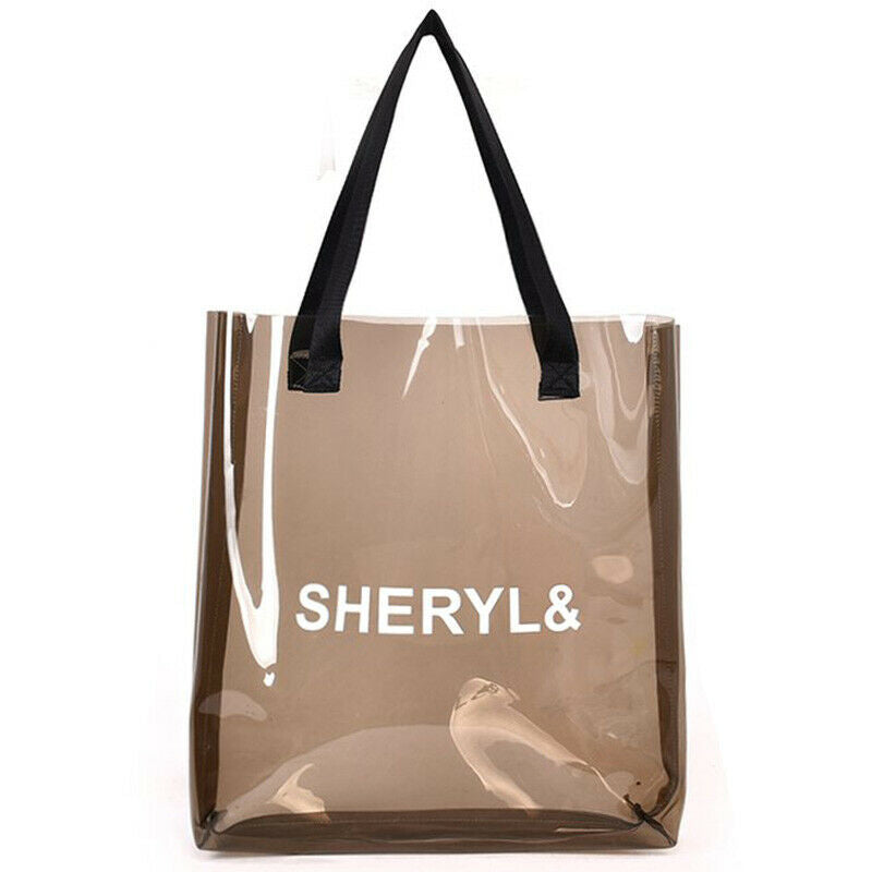 Transparent Women'S Handbag Fashion Bag Transparent Plastic Jelly Bag Beach I2R5