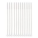 2x Stainless Steel Nylon Straw Cleaning  Cleaner Drinking Straws 17cm Brush LJU