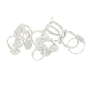 10pcs Adjustable Ring Base Double Base Settings Blanks Jewelry Findings