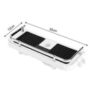 Largre Bathroom Pole Shelf Shower Storage Caddy Rack Organiser White Tray H B7M0