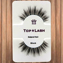 Human Hair Flutter Wispy False Eyelashes Like Red Cherry w Y0O5