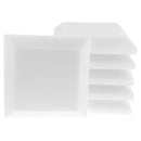 6 Pieces Sound Stop Acoustic Foam Panel Soundproofing Board  Pad White