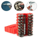 Silverline Screwdriver Bit Tips Set Power Drill Holder Case H RPL Durable
