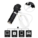 Outdoor Camping Usb Charging Right Angle Flashlight Work Headlights Riding