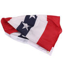 Printed Stripes Stars US Pleated Fan Bunting Half Banner Flag for July 4th3 Gw