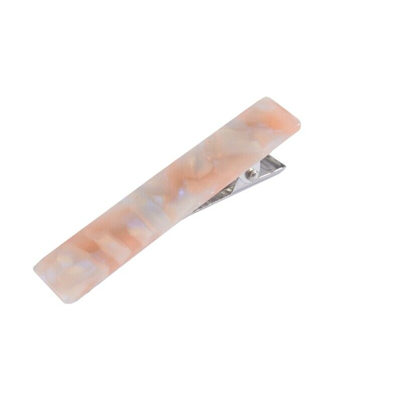 1 Set 8 Pcs New Women Elegant Acetate Leopard Print Long Barrette Hair Clip