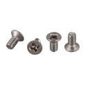M3 x 6 mm Slotted Phillips Countersunk Screw Machine Screws, 50 Pcs X1P1