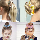16pcs Hair Scrunchies Band Elastic Ties Big Floral Ponytail Holder Pack F. Women