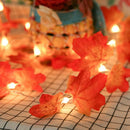 Maple Leaves Design 20LED String Light Autumn Garland Festival Atmosphere Decor