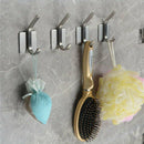 4 Pack of Self Adhesive Hooks,Hat Towel Robe Coat Stick-up Stainless Steel  W3N6