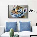 5D DIY Diamond Painting Full Round Drill Tiger Embroidery Wall Art (A398)