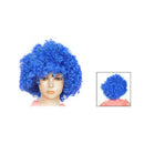 Ladies Manmade Funny Hairstyle Hair Dressing Curl Up Party Wig Blue J9M3