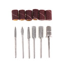 Nail Electric Drill Bits Sanding Bands File Set Filing Pedicure Manicure Tool ME