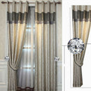 2x Decorative Solid Zinc Alloy Rosette Curtain Tassel Hold tie Back Hooks