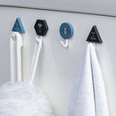 3pcs/set Nordic Wall Hooks Key Hook Holder Self-adhesive Wall Coat Hanger  OZ