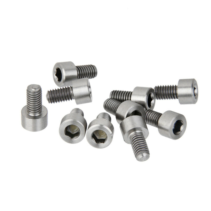 10pcs M6*10 Titanium Alloy Screws Hexagon Cap Head Socket Allen Key