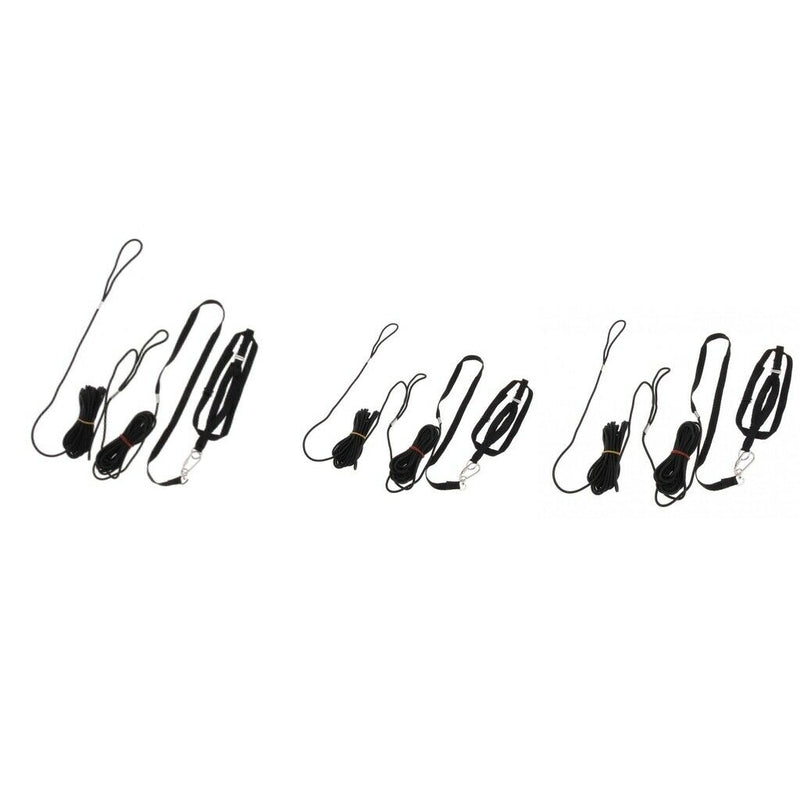 Set Of 3 8 Meters Bird Leash Anti-Bite Rope Flying Harness For Parrot Budgerigar