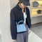Fashion Women Crossbody Handbag Female PU Totes Daily Shoulder Bags (Blue)