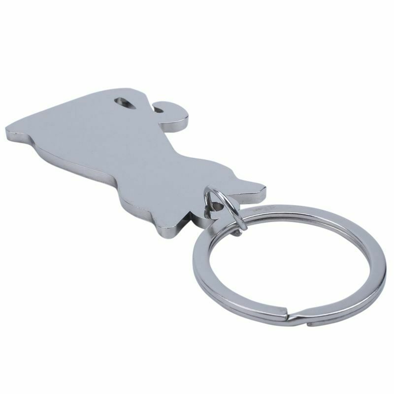 1 Piece Personalized Metal Cat Key Chain ,Key Ring N1N5