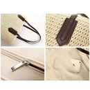 Women'S Handmade Straw Braided Bag Woven Bag Natural Fashionable Outdoor Ha O6I8