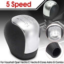 Chrome ABS 5-Speed Car Shift Knob For Opel Vectra C B Corsa Astra G Combo C A6G9