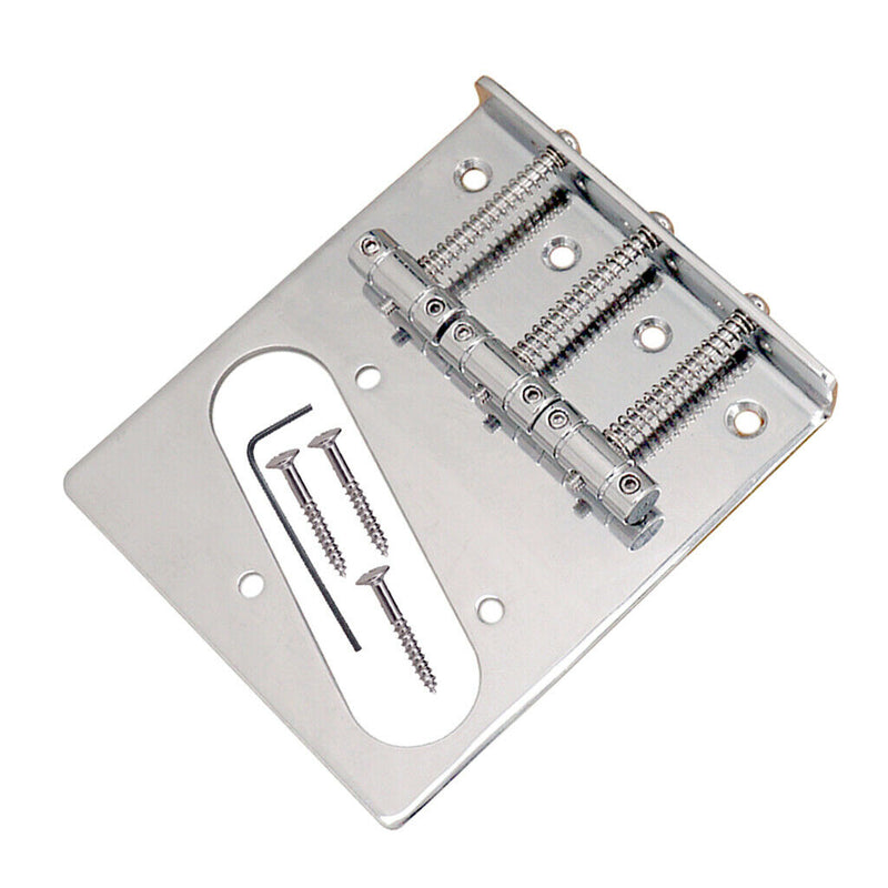 3 String Saddle Top Loader Bridge For  Electric Guitar Replacement Parts