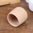 Natural Pure Handmade Bamboo Toothbrush Cups Water Cup Round Sourced Tea CupsJ3C