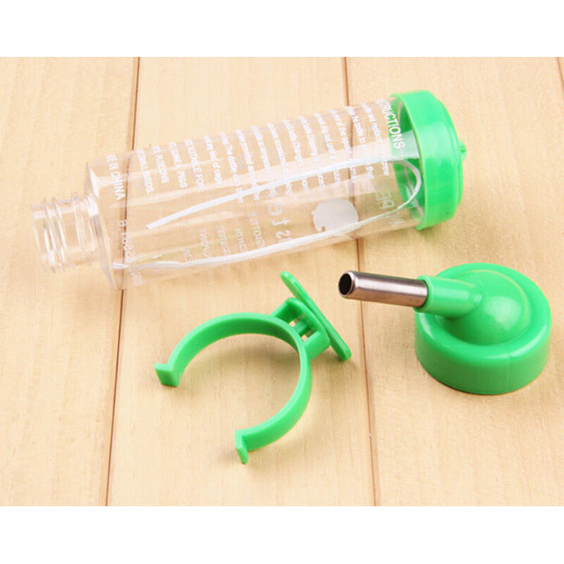 Hamsters Water Bottle Holder Dispenser Base Hut Small Animal Hideout Comb LJ