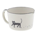 Enamel Drinking Cup Coffee Mug Milk Pitcher Kitchen Measuring Cup 500ml