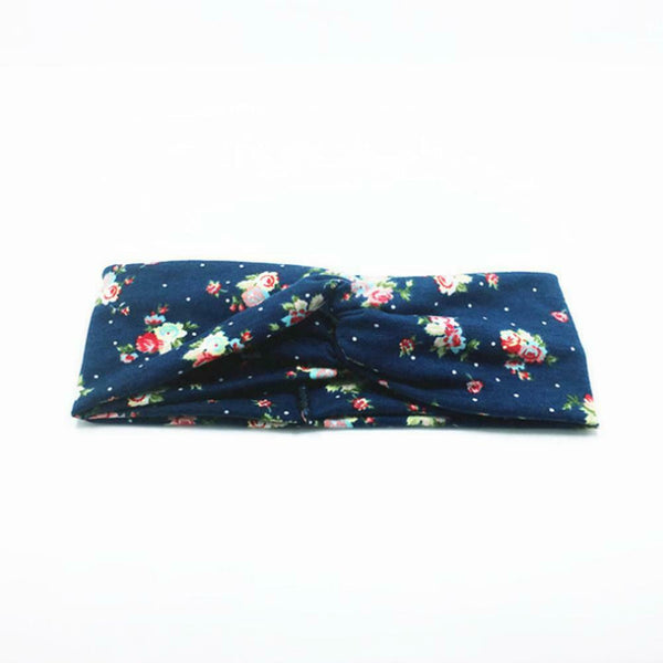 6pcs Women Elastic Headband Printed Hair Band Knotted Headdress Headwear A#S