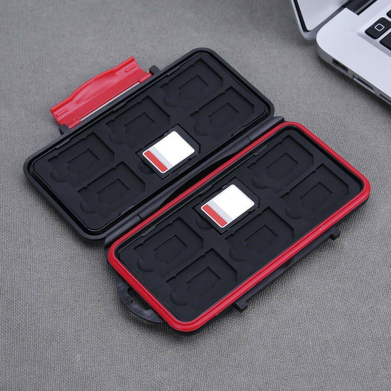 12Pcs SD Card Case Cover Box Waterproof Shockproof Hard Storage Protector Memory