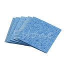 5pc 6cm*6cm Blue Soldering Iron Solder Tip Welding Cleaning Sponge Pads Size New