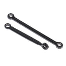 2x Black Steering Tie Rods Servo Link Linkage Accs for 1/10 RC WLtoys Cars