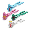 5pcs Cute Snowman Snowball Clip Anti-Freeze Snowball Molds Kit Color Random