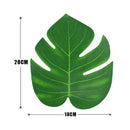30Pcs Artificial Tropical Palm Leaves Decoration Party Luau Hawa In, Tropic E6K2