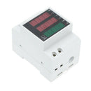100A AC80 - 300V digital multifunctional DIN Rail Voltage Meter Voltmeter W