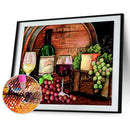 5D DIY Full Round Drill Diamond Painting Wine Glass Embroidery Kits (LG181)