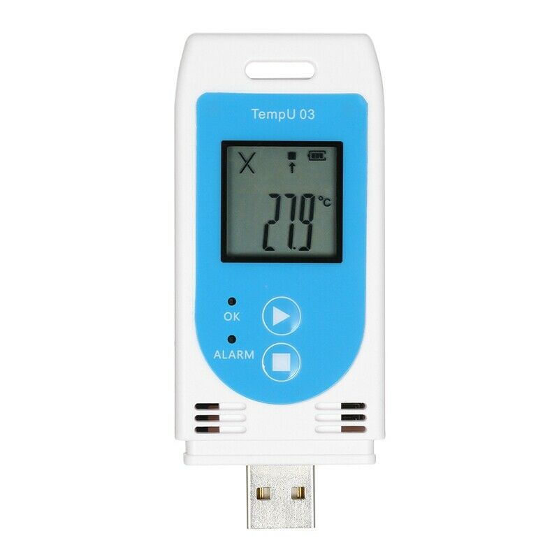 USB Temperature Humidity Data Logger Reusable RH TEMP Data Logger Recorder  I1C1