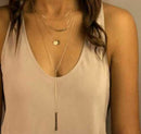 Modern Women Choker Chunky Statement Bib Pendant Chain Charm Necklace Jewelry