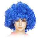 Ladies Manmade Funny Hairstyle Hair Dressing Curl Up Party Wig Blue J9M3