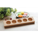 Chinese Traditional Mini Wooden Mid-autumn Festival Mooncake Mold -Flower