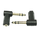 6.35mm 1/4'' Male to 3.5 mm Female M/F Jack Aux Audio Stereo Adapter