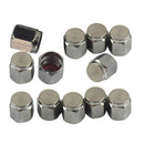 12pcs Copper Schrader Valve Caps Bike Motorcycle Cars Valves Dust Cover