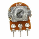 B10K 10K Ohm Adjustment Single Linear Rotary Taper Potentiometer 5 Pcs