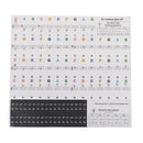 Keyboard Piano Multicolor Removable Piano and Keyboard Stickers for 49 61 76  Gn