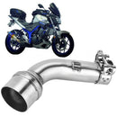Motorcycle Exhaust Adapter 51MM Slip on Link Pipe Escape Mid Tube Clamp Con Z6A8