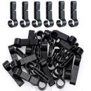 10Pcs/Pack Durable Plastic Headlamp Clips Helmet Hard Hat Safety Cap Hook